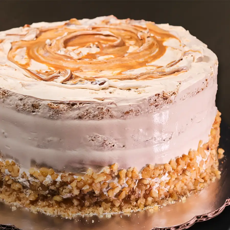 Caramel Crunch Cake